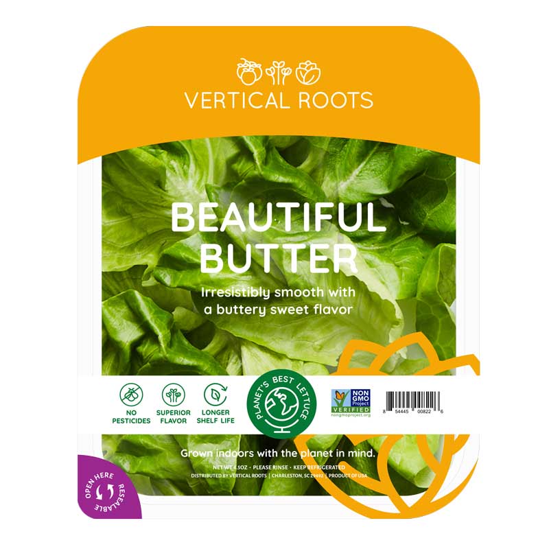 Vertical Roots Retail Product Beautiful Butter Salad Mix