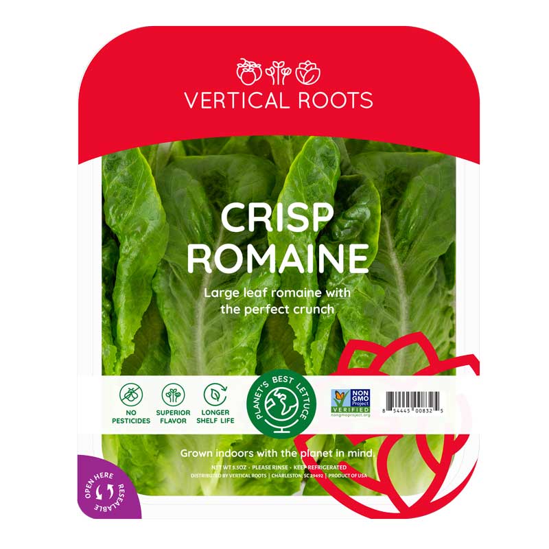 Vertical Roots Retail Product Baby Romaine Salad Mix